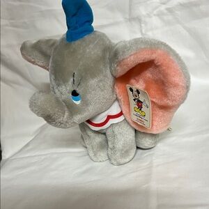 Disney Dumbo Plush Toy - Gray, Pink, and Blue